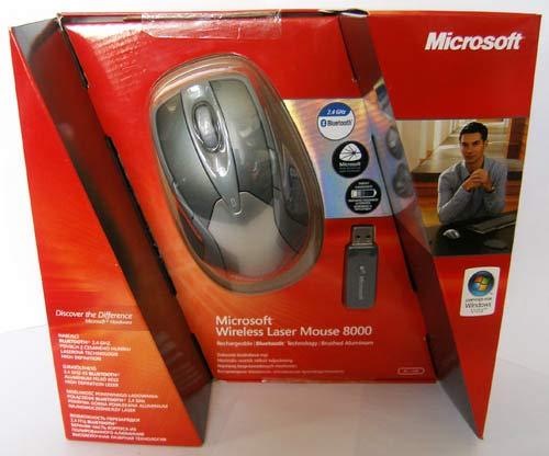 Microsoft Wireless Laser Mouse 8000, фото 1