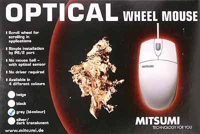Оптическая мышь Mitsumi Optical Wheel Mouse, фото 3