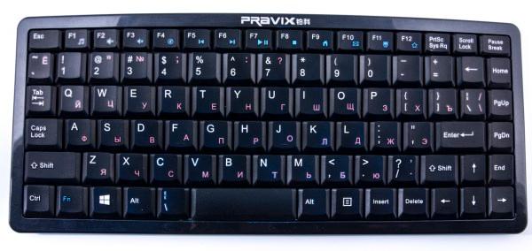 Дизайн клавиатуры Pravix W6016RF