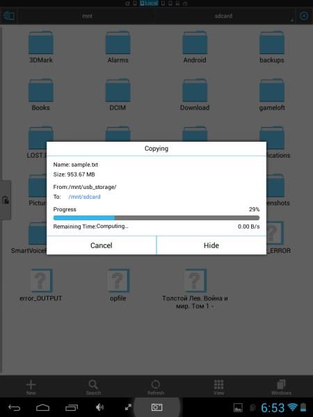 Проблемы с USB OTG у планшета 3Q Glaze RC7804F