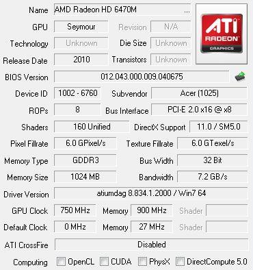Ноутбук Acer Aspire 5560G