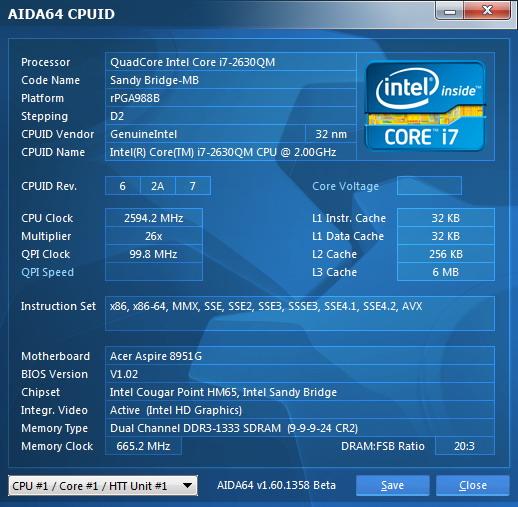 Ноутбук Acer Ethos 8951G:, фото 1