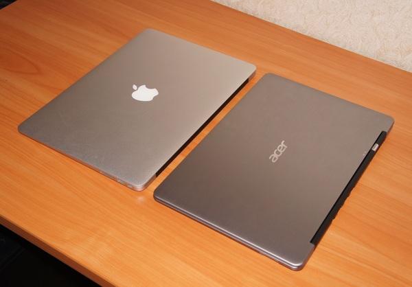 Сравнение Acer Aspire S3 с MacBook Air