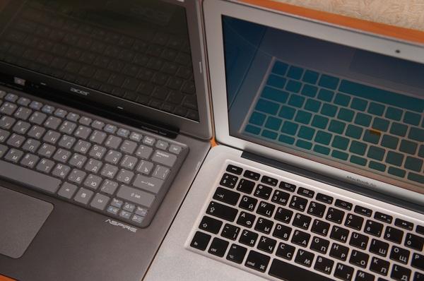 Сравнение Acer Aspire S3 с MacBook Air