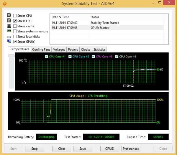 Производительность планшета Archos 80 Cesium