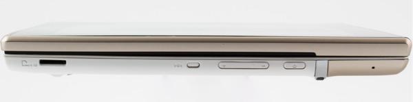Вид слева планшета ASUS Eee Pad Slider