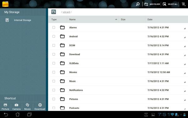 Скриншот ASUS Transformer Pad Infinity