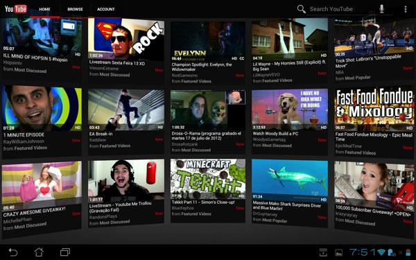 Скриншот ASUS Transformer Pad Infinity