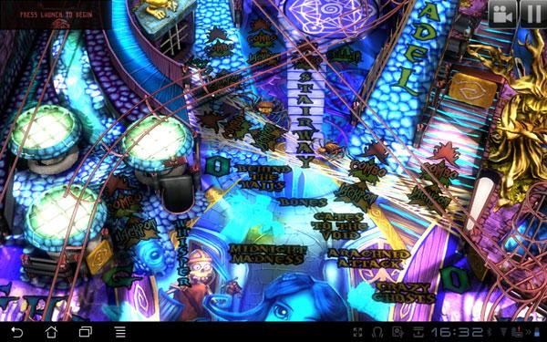 Скриншот Zen Pinball на ASUS Eee Pad Transformer Prime