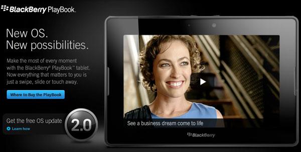 Реклама BlackBerry PlayBook OS 2 Реклама BlackBerry PlayBook OS 2