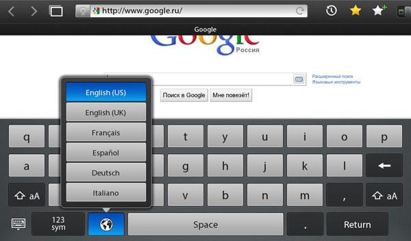планшет RIM BlackBerry PlayBook