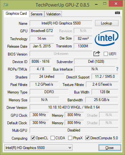 13-дюймовый ноутбук Dell XPS 13 9343:, фото 6