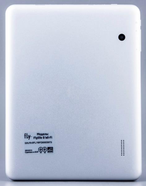 Дизайн планшета Fly Flylife 8