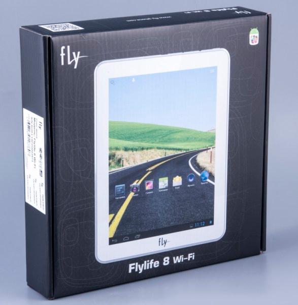 Коробка планшета Fly Flylife 8