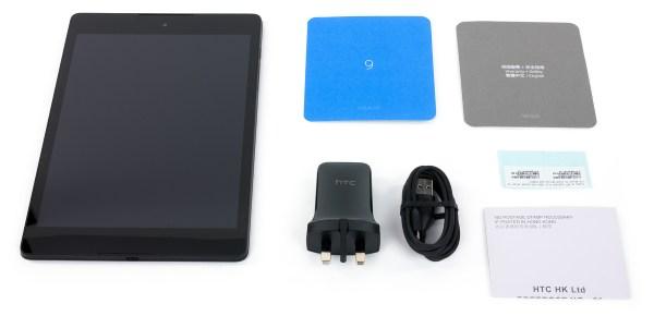 Комплект поставки планшета Google Nexus 9