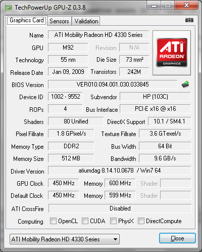 HP Pavilion dm3-1030er, фото 11