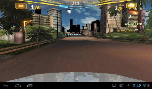 Asphalt 7 на планшете iconBIT NetTAB Matrix Ultra NT-0704M
