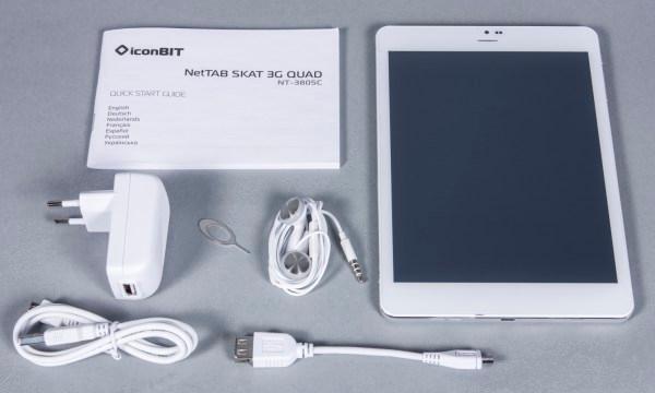Комплектация планшета Iconbit Nettab Skat 3G Quad