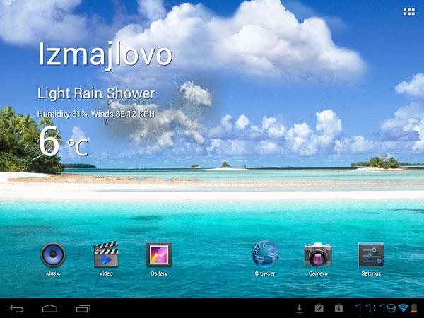 Android 4.0 на планшете iconBIT NetTAB Space II
