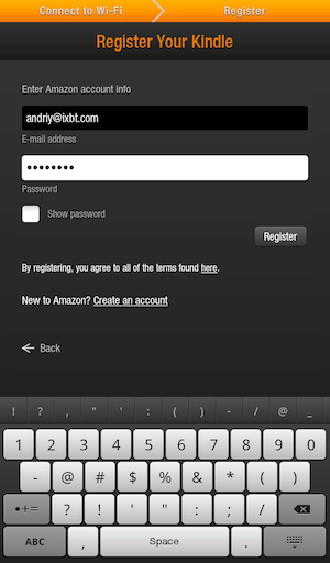 Скриншот Kindle Fire