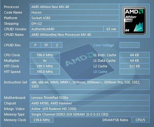 Lenovo Thinkpad X100e, фото 10