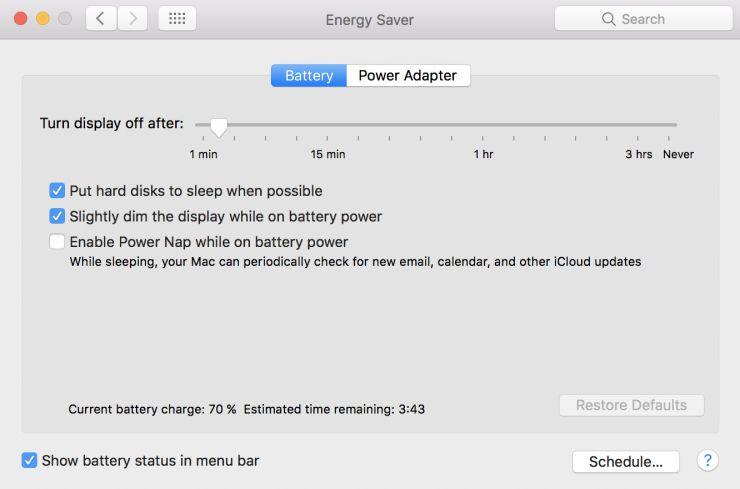 Скриншот с 13-дюймового Apple MacBook Pro (Late 2016)