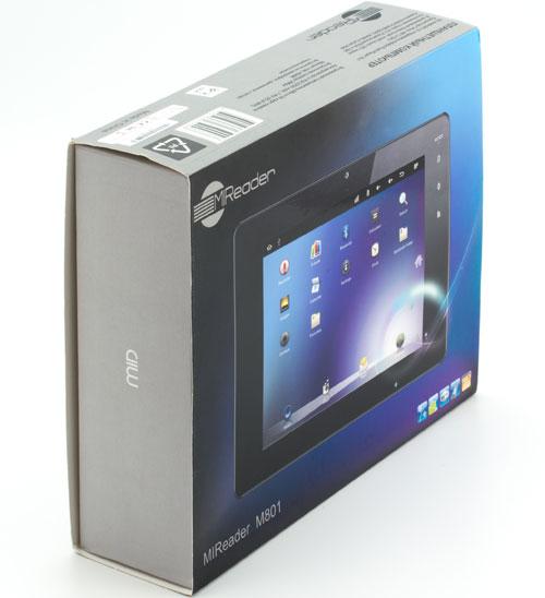 Коробка планшета MIReader M801