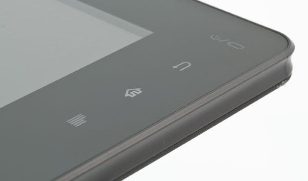 Сенсорные кнопки на планшете MIReader M801