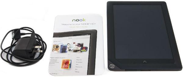Комплектация планшета Nook HD+