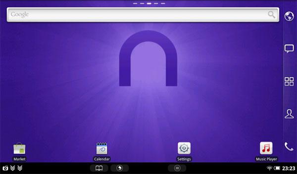 Скриншот Nook Tablet