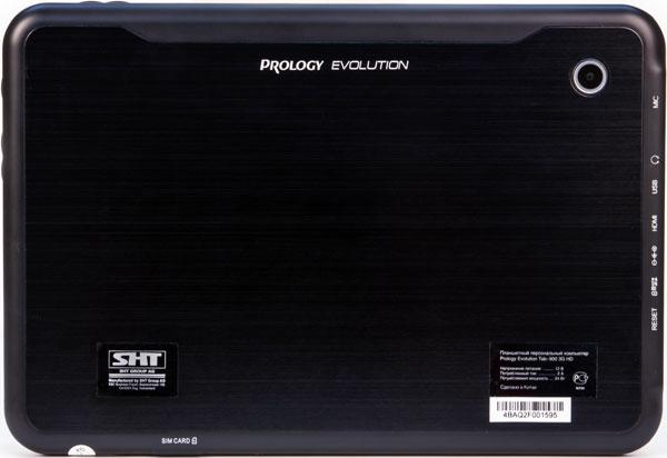 Вид сзади планшета Prology Evolution Tab-900 3G HD