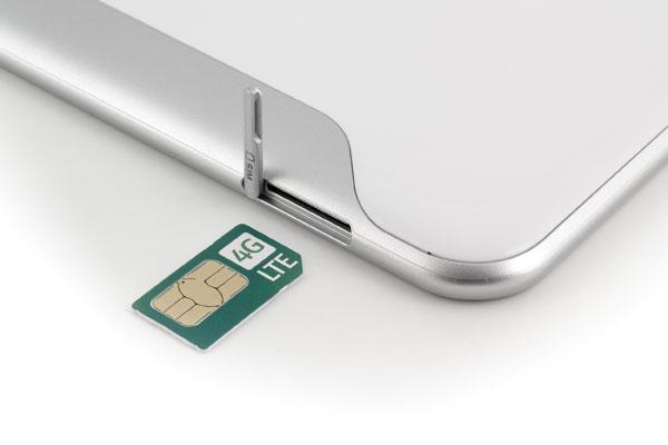 Слот для SIM-карты в планшете Samsung Galaxy Tab 8.9 LTE