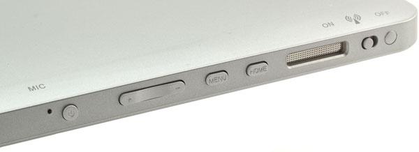 Кнопки на планшете FlyTouch 3 SuperPad 2