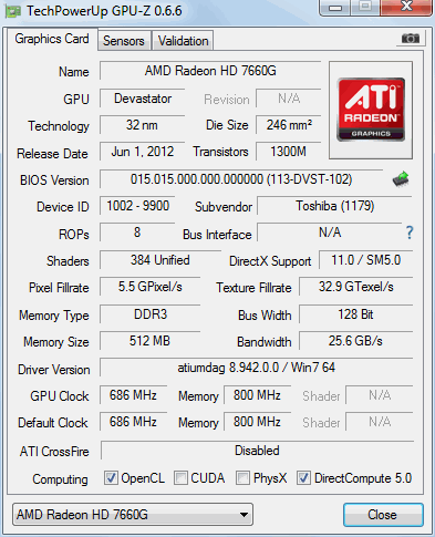 Toshiba L850D:, фото 2