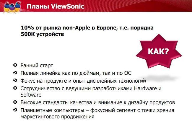 Анонс новых моделей планшетов и коммуникаторов Viewsonic 2011 года, фото 15