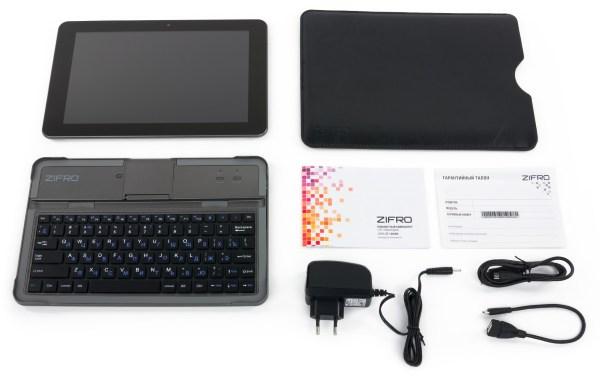 Комплектация планшета Zifro ZT-1001KB