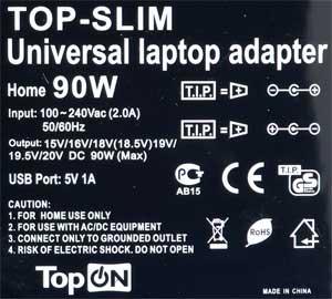 TOP-Slim: параметры TOP-Slim: параметры
