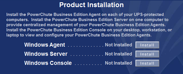 PowerChute Business Edition PowerChute Business Edition
