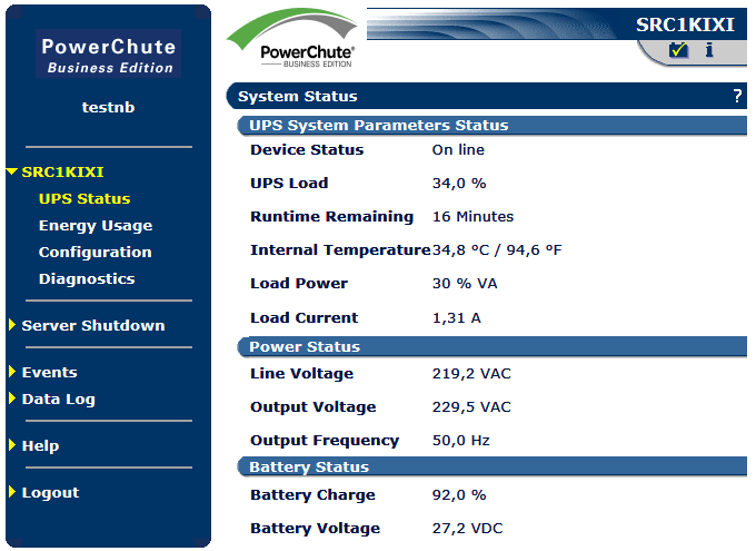 PowerChute Business Edition PowerChute Business Edition