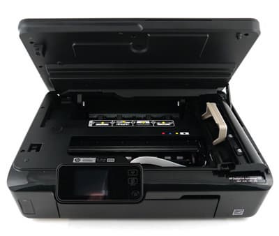 HP Deskjet Ink Advantage 5525, извлечение застрявшей бумаги
