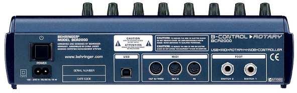 Behringer BCR2000, фото 2