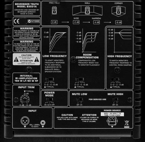 Активные мониторы ближнего поля Behringer B3031A, фото 3