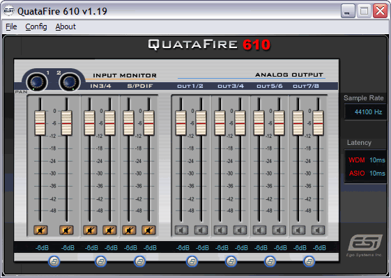 FireWire-интерфейс audio/MIDI ESI QuataFire 610, фото 4