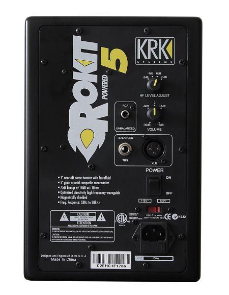 Активные студийные мониторы ближнего поля KRK RP-5, фото 2