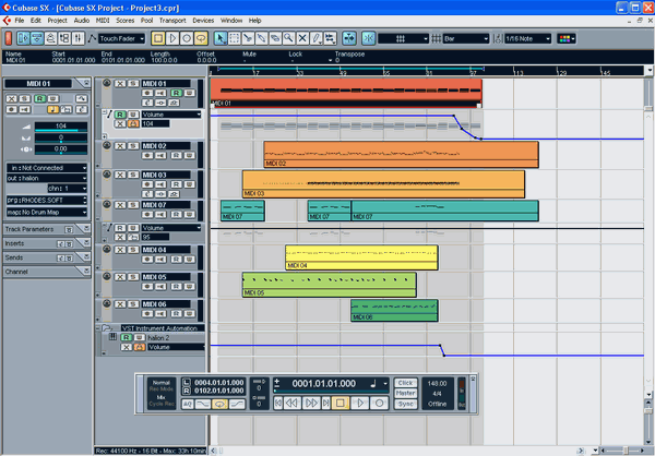 Аудио/MIDI-секвенсор Cubase SX от Steinberg, фото 2