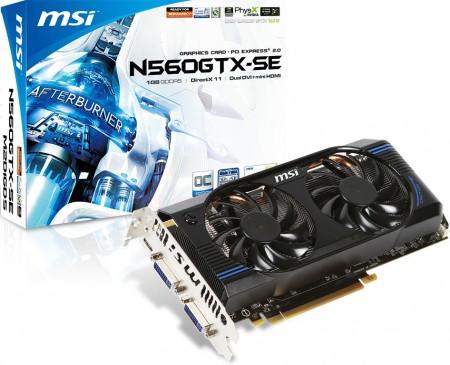 Видеокарта MSI GeForce GTX 560 SE