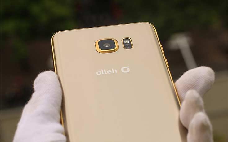 позолоченный смартфон Samsung Galaxy Note5