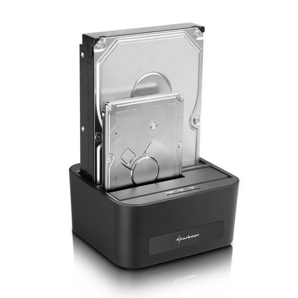 Sharkoon представила док-станции QuickPort XT Duo Clone и QuickPort XT HC