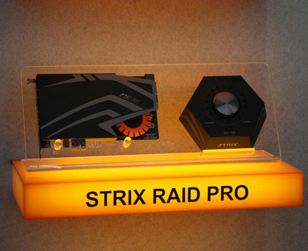 Звуковые карты Asus Strix Raid DLX и Strix Raid Pro будут комплектоваться внешним модулем
