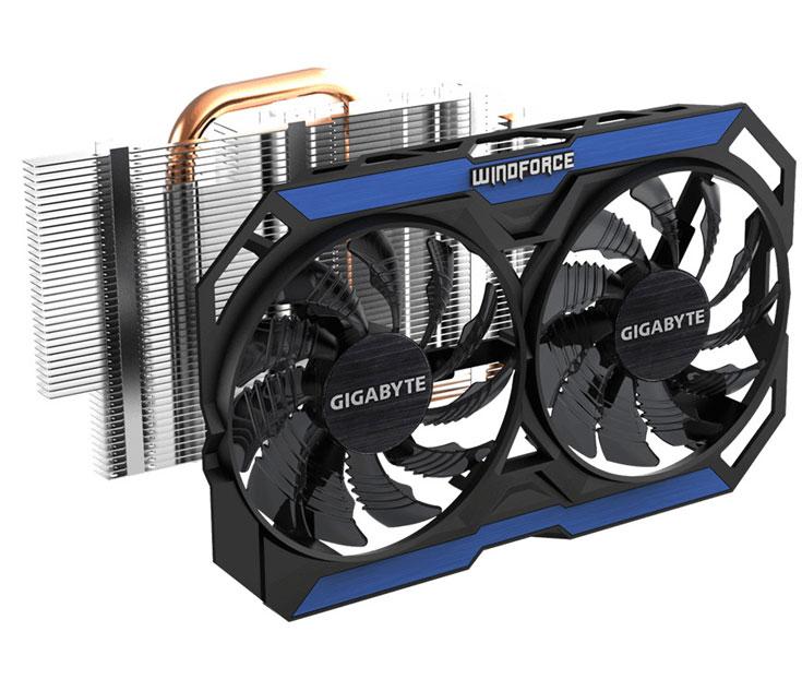 Компактные 3D-карты Gigabyte GV-N960OC-2GD и GV-N960OC-4GD оснащены охладителями WindForce 2X
